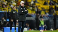 Atalanta coach Gian Piero Gasperini